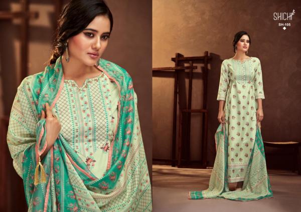 Shichi Naaz Nayra Cut Stylish Linen Designer Gown Collection
